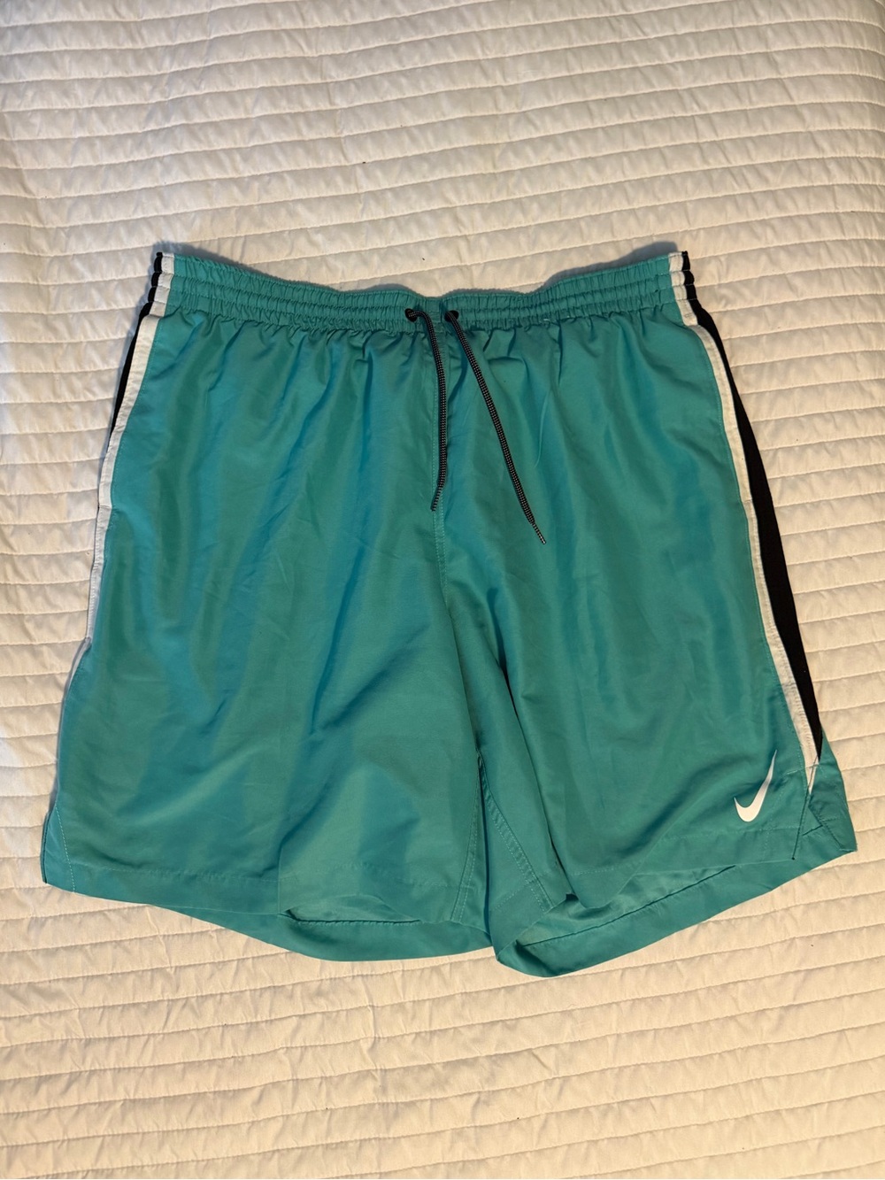 Nike Men's Athletic Shorts Blue & Black Size XXL L9